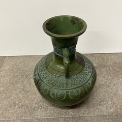 陶器　花瓶　21cmの画像
