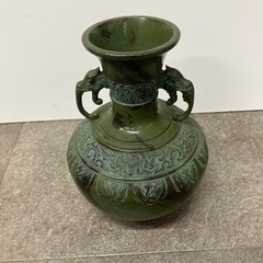 陶器　花瓶　21cmの画像