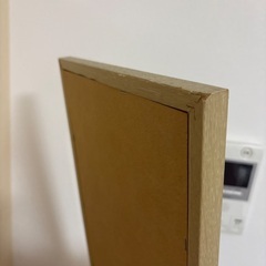 木枠スタンドミラーの画像