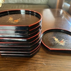 和菓子皿（まとめて）の画像