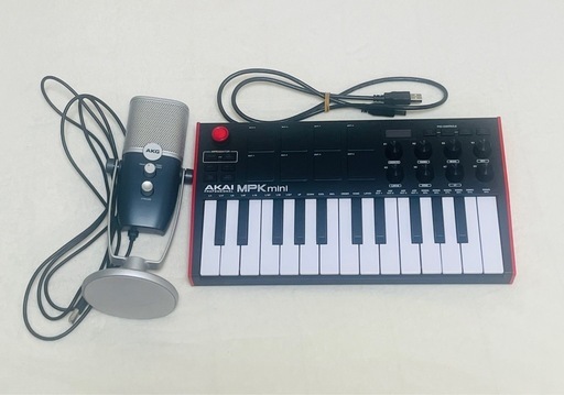 AKAI MPK mini マイク付き