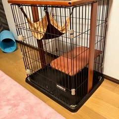 猫のゲージ　イオンのPETEMOにて購入　の画像