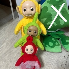テレタビーズ　ぬいぐるみ3体の画像