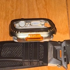 Apple Watch Ultra風メタルケース+バンドセット（44mm） チタンカラーの画像