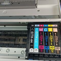 印字不良　エプソンプリンター　カラリオEP-711Aの画像