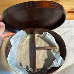 わっぱ弁当箱×2の画像