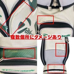 TaylorMade キャディバッグ ゴルフバッグ テーラーメイド グリーンの画像
