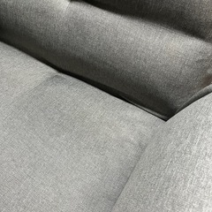 【ニトリ】2人掛けコンパクトカウチソファの画像
