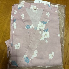 【新品】和式パジャマ レディース 浴衣 パジャマ 綿100 ガーゼ 九分袖 和風 日式 開襟 ボタン 和式 Vネック 婦人服の画像