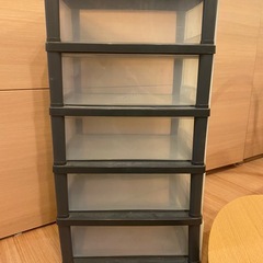 【受付終了しました】無料　衣装ケース　引き出し5段　移動らくらく　の画像