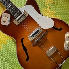 TEISCO EP14 フルアコ　エレアコ　セミアコ　フルアコースティックギター　ピックギター　エレキギター　ビンテージ　レトロ　検　Gibsonの画像