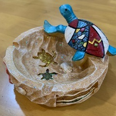 置物　灰皿　小物入れ　レジンの画像