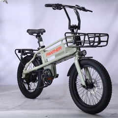 新品】PANTHER 電動アシスト自転車 20インチ ファットタイヤ キャリア