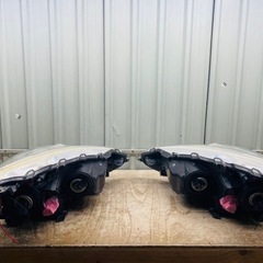 ((値下げ))アクアNHP10前期【TOYOTA】トヨタPRIUS-C純正USヘッドライト左右ハロゲン(12-14y)/USDM北米仕様プリウスCフロントランプAQUAサイドマーカーの画像