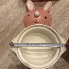 一人用土鍋　ウサギ　の画像