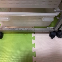 CLOOBE キャスター付き 収納ケース 2台 の画像