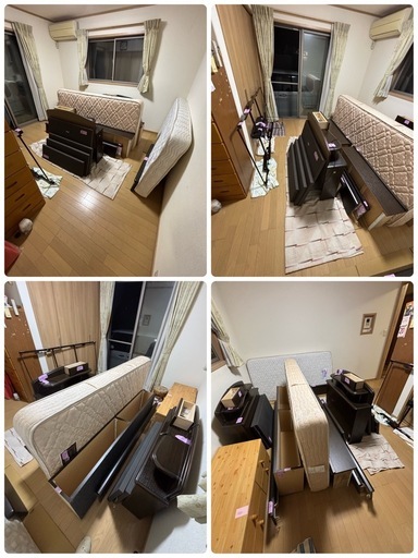  シモンズベッド2台（電動1台）
