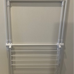 部屋干し　コンパクトX型物干し(BH01X ホワイト)の画像