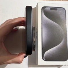 【美品】Apple iPhone15Pro ブルーチタニウム 本体 256GBの画像