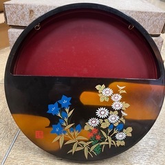 無料で差し上げます。秋草模様吊り下げ型小物収納掛け　6個まとめて引き取り希望の画像