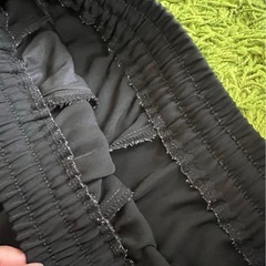 🌸500円商品✖️3つで1000円❗️ GU ドローストリング イージーワイドパンツ L ブラックの画像