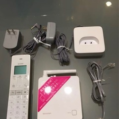 シャープ デジタルコードレス電話機 JD-SF1CL-Wの画像