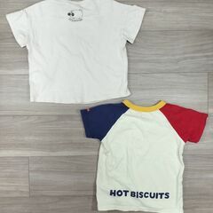 ホットビスケッツ HOT BISCUITS お顔のラグランTシャツ アンパンマンTシャツ 半袖 100cmの画像