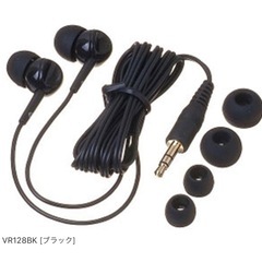 新品★YAZAWA イヤホン カナル型 VR128 ★２個セットの画像