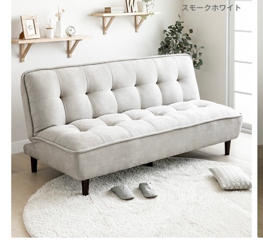 モダンデコ３人掛けソファ【美品】