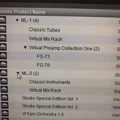 Slate Digital VMS ONE,ML-1,ML-2,プラグインセットの画像