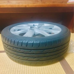 トヨタNHP10アクア純正 6J-16+51 100/4H 195/50R16 16インチアルミホイール　BRIDGESTONE /NEXTRY 3 PLUSタイヤ4本の画像