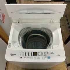 2021年製　4.5K ハイセンス　洗濯機　HW-T45Dの画像