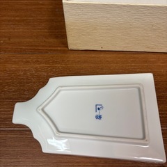 羽子板型平皿  美濃焼　翔山窯　5客の画像