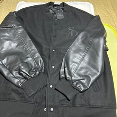 新品‼️サムディフ、スタジアムジャンパー‼️黒サイズ L大きめ‼️の画像