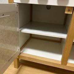 おままごとキッチン、調味料、調理器具付きの画像