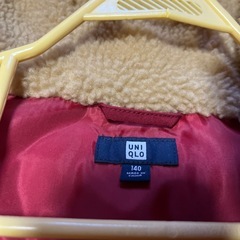 UNIQLOダウンコート140センチの画像