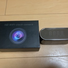 ⭐️ 時計型防犯カメラ HD WIFI clock camera ブラック 新品未使用⭐️