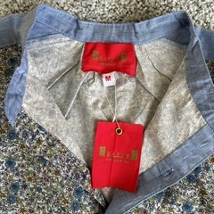 新品花柄ワンピース　キッズMサイズの画像