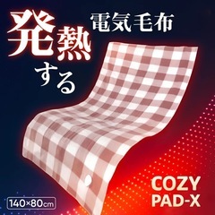 電気毛布 敷き 140*80cm 電気掛け敷き毛布 洗える 肌触りがいい 抗菌の画像