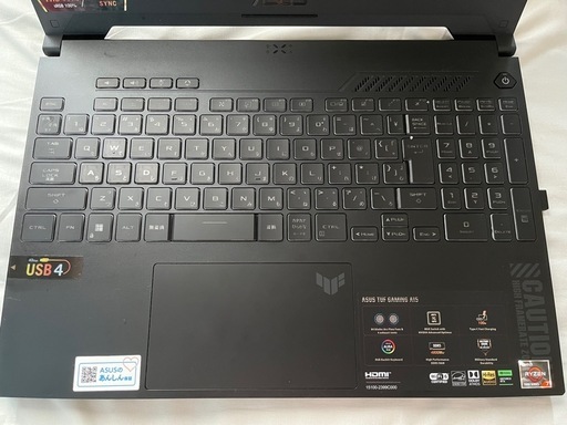 ASUS エイスース　ゲーミングノートパソコン TUF Gaming A15 メカグレー ［15.6型 /Windows11 Home