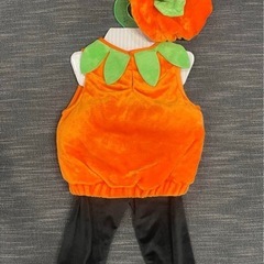 【未使用・美品】ハロウィン ベビーコスチューム パンプキンの画像