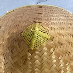 竹笠　お遍路さん 編み笠　日除け帽子の画像