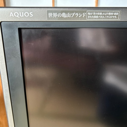 AQUOS 40型 ジャンク シャープAQUOS 40型テレビジャンク (ちくまた) 下館二高前の