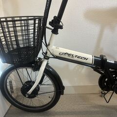 『配送可』ＰＥＬＴＥＣＨペルテック ＴＤＮ－２０８Ｌ折りたたみ電動アシスト自転車の画像