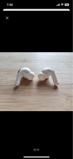 AirPods Pro (第1世代) MWP22J/A アップル ワイヤレスイヤホン 初期化済み