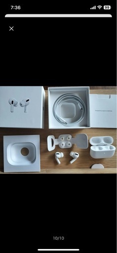 AirPods Pro (第1世代) MWP22J/A アップル ワイヤレスイヤホン 初期化済み