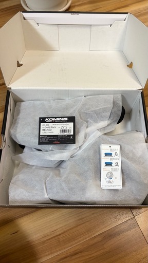 KOMINE バイクシューズ ブラック ボアダイヤル　27.5cm 中古