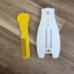 【最終値下‼️】クマ型湯温計とミニコームセットの画像