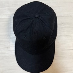 キャップ 帽子 ブラック レディース M シンプルの画像