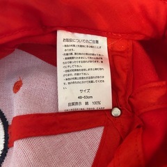 カープ　帽子　子供用の画像